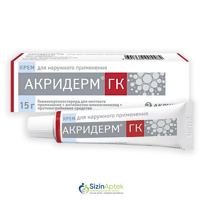 Akriderm QK 15 qr krem - SizinAptek.az