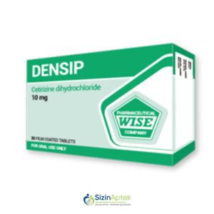 Densip 10 mq N30 Денсип 10 мг N30Tərkibi:Setrizin dihidroxlorid,Farmakoloji Təsiri:Allergiya əleyhinə Setrizin dihidroxlorid  10 mq Densip qiymet catdirilma / qiyməti çatdırılma Baku /  aptek onlayn online
