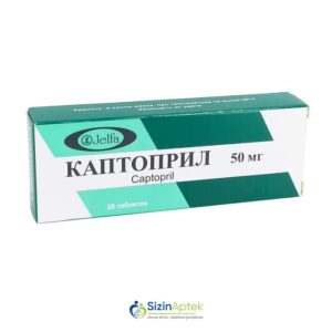 Kaptopril 50 mq N20 Каптоприл 50 мг N40Tərkibi:KaptoprilFarmakoloji Təsiri:Hipotenziv Kaptopril  50 mq[ Kaptopril qiymet catdirilma / qiyməti çatdırılma Baku / aptek onlayn online
