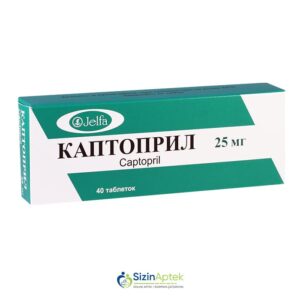 Kaptopril 25 mq N40 Каптоприл 25 мг N40Tərkibi:KaptoprilFarmakoloji Təsiri:Hipotenziv Kaptopril  25 mq[ Kaptopril qiymet catdirilma / qiyməti çatdırılma Baku / aptek onlayn online