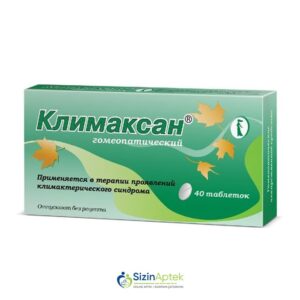 Klimaksan N40 Климаксан N40 Homeopatik Cimicifuga racemosa, Cimicifuga (Цимицифуга рацемоза, Цимицифуга) С200; Lachesis mutus, Lachesis (Лахезис мутус, Лахезис) С50; Apis mellifica, Apis (Апис меллифика, Апис) С200.Klimaksan  qiymet catdirilma / qiyməti çatdırılma Baku /  aptek onlayn online 