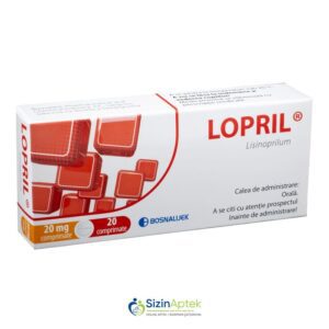 Lopril 20 mq N20 Лоприл 20 мг N20 Lizinopril,Farmakoloji AntihipertenzivLizinopril  20 mq  Lopril qiymet catdirilma / qiyməti çatdırılma Baku /  aptek onlayn online 
