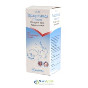 Parasetamol 125 ml (şərbət) Парацетамол 125 мл (сироп) Parasetamol  120 mq/5 ml[  Parasetamol qiymet catdirilma / qiyməti çatdırılma Baku /  aptek onlayn online 