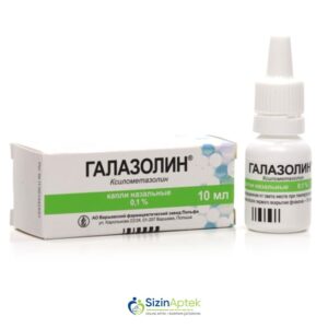 Qalazolin 0.1% 10 ml (burun damcı) Галазолин 0.1% 10 мл (капли для носа) Ksilometazolin hidroxloridFarmakoloji Təsiri: Antikonqestiv Ksilometazolin hidroxlorid  1 mq/ml Qalazolin qiymet catdirilma / qiyməti çatdırılma Baku /  aptek onlayn online 
