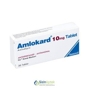Amlokard 10 mq N30 Амлокард 10 мг N30 Tərkibi: Amlodipin Farmakoloji Təsiri: Hipotenziv, antianginal Vahidi: TABLET İstehsalcı Ölkə: TÜRKİYƏ İstehsalcı Firma: Sanovel Təsiredicinin miqdarı : Amlodipin  10 mq  [  Amlokard qiymet catdirilma / qiyməti çatdırılma Baku /  aptek onlayn online  ]