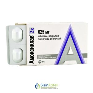 Amoksiklav 625 mq N14 Амоксиклав 625 мг N14 Tərkibi: Amoksisillin Klavulon turşusu Farmakoloji Təsiri: Antibiotik Vahidi: TABLET İstehsalcı Ölkə: SLOVENIYA İstehsalcı Firma: Lek  Təsiredicinin miqdarı:  Amoksisillin  500 mq Klavulon turşusu  125 mq [  Amoksiklav qiymet catdirilma / qiyməti çatdırılma Baku /  aptek onlayn online  ]
