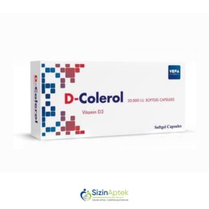 D-Kolerol 20000 BV N14 D-Колерол 20000 МЕ N14 Tərkibi: D vitamini Farmakoloji təsiri: Vitamin  Vahidi: Kapsula İstehsalcı Ölkə: TÜRKİYƏ Təsiredicinin miqdarı: D vitamini  20000 BV [  D-Kolerol qiymet catdirilma / qiyməti çatdırılma Baku /  aptek onlayn online  ]