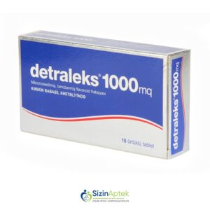 Detraleks 1000 mq N18 Детралекс 1000 мг N18 Tərkibi: Diosmin Hesperidin Farmakoloji Təsiri: Venatonuslandırıcı Vahidi: ADAT İstehsalcı Ölkə: FRANSA Təsiredicinin miqdarı : Diosmin  900 mq Hesperidin  100 mq [  Detraleks qiymet catdirilma / qiyməti çatdırılma Baku /  aptek onlayn online  ] 