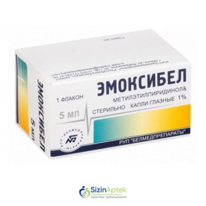 Emoksibel 10 mg / ml 5 ml (göz damcısı) Эмоксибел 10 мг / 5 мл ( глазные капли)Tərkibi: EmoksipinFarmakoloji Təsiri:AntioksidantVahidi:FLAKONİstehsalcı Ölkə:BELÇİKATəsiredicinin miqdarı :Emoksipin  10 mq[  Emoksibel qiymet catdirilma / qiyməti çatdırılma Baku /  aptek onlayn online  ]