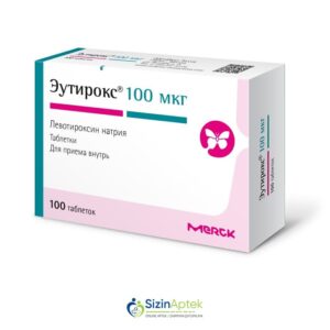 Eutiroks 100 mkq N100 Эутирокс 100 мкг N100Tərkibi: Levotiroksin natriumFarmakoloji Təsiri:Qalxanabənzər vəzinin hormon çatışmazlığı bərpaedicisiVahidi:TABLETİstehsalcı Ölkə:GER Təsiredicinin miqdarı :Levotiroksin natrium 100 mkq[  Eutiroks qiymet catdirilma / qiyməti çatdırılma Baku /  aptek onlayn online  ]