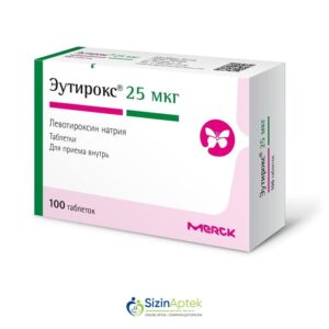 Eutiroks 25 mkq N100 Эутирокс 25 мкг N100Tərkibi: Levotiroksin natriumFarmakoloji Təsiri:Qalxanabənzər vəzinin hormon çatışmazlığı bərpaedicisiVahidi:TABLETİstehsalcı Ölkə:GERTəsiredicinin miqdarı :Levotiroksin natrium  25 mkq[  Eutiroks qiymet catdirilma / qiyməti çatdırılma Baku /  aptek onlayn online  ]