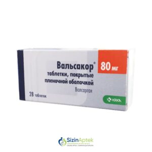 Valsakor 80 mq N28 Вальсакор 80 мг N28 Tərkibi: Valsartan Farmakoloji Təsiri: Antihipertenziv vasitə Vahidi: TABLET İstehsalcı Ölkə: SLOVENIYA İstehsalcı Firma: KRKA Təsiredicinin miqdarı: Valsartan  80 mq  [ Valsakor qiymet catdirilma / qiyməti çatdırılma Baku / aptek onlayn online ] 