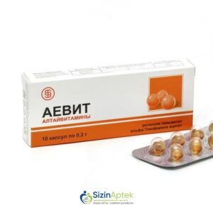 Aevit N10 Аевит N10Tərkibi: A vitamini, E vitaminiFarmakoloji Təsiri:PolivitaminVahidi:KAPSULİstehsalcı Ölkə:RUSİYATəsiredicinin miqdarı:A vitamini  1 000 000 BV E vitamini  0.1 q [  Aevit qiymet catdirilma / qiyməti çatdırılma Baku /  aptek onlayn online  ]
