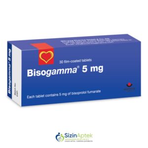 Bisoqamma 5mq N30 Бисогамма 5мг N30 Tərkibi: Bisoprolol Farmakoloji Təsiri: Hipotenziv, antiaritmik Vahidi: TABLET İstehsalcı Ölkə: GER Təsiredicinin miqdarı: Bisoprolol  5mq [  Bisoqamma qiymet catdirilma / qiyməti çatdırılma Baku /  aptek onlayn online  ]