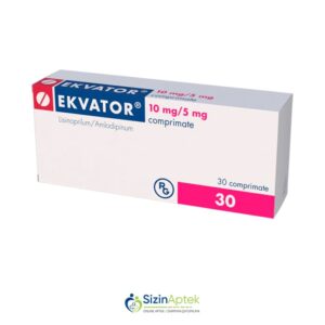Ekvator 10 mq / 5 mq N30 Экватор 10 мг / 5 мг N30 Tərkibi: Amlodipin, Liznopril, Farmakoloji Təsiri: Arterial hipertenziya Vahidi: TABLET İstehsalcı Ölkə: MACARISTAN İstehsalcı Firma: Gedeon Richter Təsiredicinin miqdarı : Amlodipin  5 mq Liznopril  10 mq [  Ekvator qiymet catdirilma / qiyməti çatdırılma Baku /  aptek onlayn online  ]