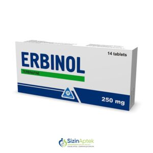 Erbinol 250 mq N14 Ербинол 250 мг N14Tərkibi: Terbinafin hidroxloridFarmakoloji Təsiri:Göbələk əleyhinə vasitəVahidi:TABLETİstehsalcı Ölkə:RUMINİYATəsiredicinin miqdarı :Terbinafin hidroxlorid  250 mq[  Erbinol qiymet catdirilma / qiyməti çatdırılma Baku /  aptek onlayn online  ]