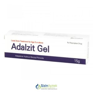 Adalzit 15 q gel Адалзит 15 г гель Tərkibi: Adapalen, Benzoil peroksid Farmakoloji Təsiri:  İltihab əleyhinəVahidi: TÜB İstehsalcı Ölkə: KOREYA Təsiredicinin miqdarı: Adapalen  1 mq  Benzoil peroksid  33 mq  [ Adalzit qiymet catdirilma / qiyməti çatdırılma Baku / aptek onlayn online ]