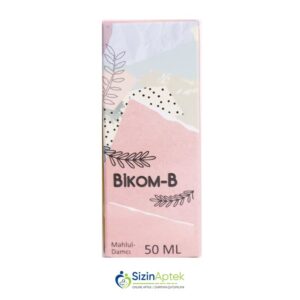 Bikom-B 50 ml Damla Vitamin və mineral kompleks Buraxılış forması: Damla Tərkibi və dozası: Vitamin B1 0.7 mq Vitamin B2 0.7 mq Vitamin B3 15 mq Vitamin B5 1.2 mq Vitamin B6 0.6 mq Vitamin B9 0.02 mq Vitamin B12 0.03 mq [ Bikom-B qiymet catdirilma / qiyməti çatdırılma Baku / aptek onlayn online sifariş ]