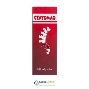 Sentomaq 200 ml (Şərbət) (Türkiyə) Сентомаг Centomaq İstehsal ölkəsi: Türkiyə  Farmakoloji təsir: Kalsium çatışmamazlığı və osteoporoz zamanı  Buraxılış forması: Şərbət  Tərkibi və dozası: Kalsium 500 mq Maqnezium 150 mq Sink 4 mq Vitamin D 400 mq  [  Sentomaq qiymet catdirilma / qiyməti çatdırılma Baku /  aptek onlayn online  ] 