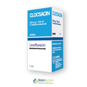 Kloksasin 500 mq 100 ml Клоксацин 500 мг 100 мл Tərkibi: Levofloksasin Farmakoloji Təsiri: Antibiotik Vahidi: ADET İstehsalcı Ölkə: TÜRKİYƏ Təsiredicinin miqdarı: Levofloksasin  5 mq [ Kloksasin qiymet catdirilma / qiyməti çatdırılma Baku / aptek onlayn online sifariş ]