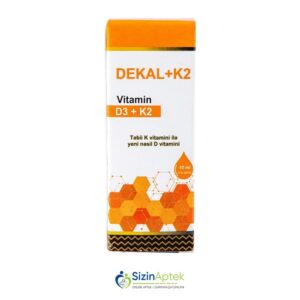 Decal+K2 Vitamin D3+K2 10ml (Drops, Turkey) K Vitamin / D Vitamin [ Decal qiymet catdirilma / qiyməti çatdırılma Baku / aptek onlayn online sifariş ]