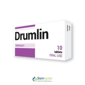 Drumlin 15 mq N10 Друмлин 15 мг N10 Tərkibi: Meloksikam Farmakoloji Təsiri: İltihab əleyhinə, ağrıkəsici Vahidi: TABLET İstehsalcı Ölkə: TÜRKİYƏ Təsiredicinin miqdarı: Meloksikam  15 mq [ Drumlin qiymet catdirilma / qiyməti çatdırılma Baku / aptek onlayn online sifariş ] 