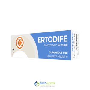 Ertodife gel 30 qr Ертодиф гель 30 гр Eritromisin 30 mg/g Antibiotik [ Ertodife qiymet catdirilma / qiyməti çatdırılma Baku / aptek onlayn online sifariş ]