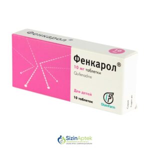 Fenkarol 10 mq N10 Фенкарол 10 мг N10 Tərkibi: Xifenadin hidroxlorid Farmakoloji Təsiri: Antihistamin Vahidi: TABLET İstehsalcı Ölkə: LATVİYA Təsiredicinin miqdarı: Xifenadin hidroxlorid  10 mq [ Fenkarol qiymet catdirilma / qiyməti çatdırılma Baku / aptek onlayn online ] 