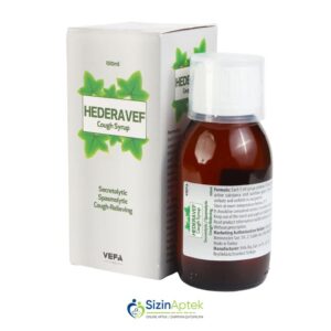 Hederavef şərbət 100 ml Гедеравеф сироп 100 мл Tərkibi: Sarmaşıq yarpaqlarının ekstraktı Farmakoloji Təsiri: Bəlğəmgətirici Vahidi: FLAKON İstehsalcı Ölkə: TÜRKİYƏ Təsiredicinin miqdarı: Sarmaşıq yarpaqlarının ekstraktı  7 mq/ml [ Hederavef qiymet catdirilma / qiyməti çatdırılma Baku / aptek onlayn online ]