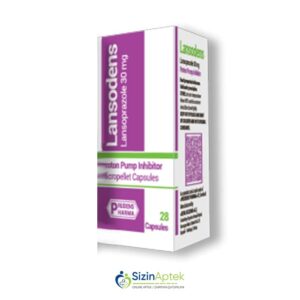 Lansodens 30 mq N28 Лансоденс 30 мг N28 Tərkibi: Lansoprazol Farmakoloji Təsiri: Xora əleyhinə Vahidi: KAPS İstehsalcı Ölkə: TÜRKİYƏ Təsiredicinin miqdarı: Lansoprazol  30 mq  [ Lansodens qiymet catdirilma / qiyməti çatdırılma Baku / aptek onlayn online sifariş ]