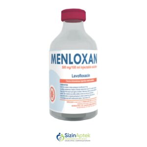 Menloksan 500 mq 100 ml infuziya Менлоксан 500 мг 100 мл инфузия Tərkibi: Levofloksasin Farmakoloji Təsiri: Antibiotik Vahidi: FLAKON İstehsalcı Ölkə: BRİTANİYA Təsiredicinin miqdarı: Levofloksasin  5 mq/ml [ Menloksan qiymet catdirilma / qiyməti çatdırılma Baku / aptek onlayn online sifariş ]