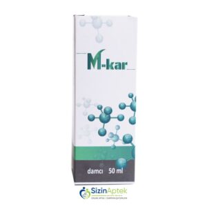 M-Kar damcı 50 ml М-Кар капли 50 мл Tərkibi: L karnitin Farmakoloji Təsiri: Metabolik Vahidi: FLAKON İstehsalcı Ölkə: TÜRKİYƏ Təsiredicinin miqdarı: L-karnitin  450 mq  [  M-Kar qiymet catdirilma / qiyməti çatdırılma Baku /  aptek onlayn online  ]
