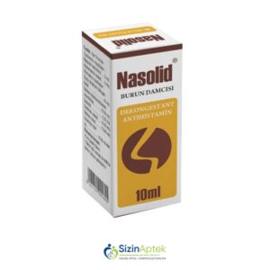 Nasolid 10 ml (burun damcısı) Насолид 10 мл (носовые капли) Tərkibi: Nafazolin hidroxlorid, Xlorfeniramin maleat Farmakoloji Təsiri: Antikonqestiv, antihistamin Vahidi: FLAKON İstehsalcı Ölkə: MİSİR Təsiredicinin miqdarı: Nafazolin hidroxlorid  5 mq  Xlorfeniramin maleat  5 mq  [ Nasolid qiymet catdirilma / qiyməti çatdırılma Baku / aptek onlayn online ]
