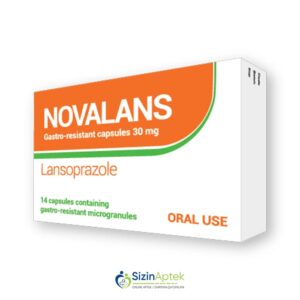 Novalans 30 mq N14 Новаланс 30 мг N14 Tərkibi: Lansoprazol Farmakoloji Təsiri: Xora əleyhinə Vahidi: KAPSUL İstehsalcı Ölkə: İTALİYA Təsiredicinin miqdarı: Lansoprazol  30 mq  [ Novalans qiymet catdirilma / qiyməti çatdırılma Baku / aptek onlayn online ]
