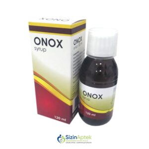 Onoks şərbət 120 ml (Onox) Онокс сироп 120 мл Tərkibi: N Asetilsistein Gülxətmi kökü Adi kəklikotu Bağayarpağı yarpağı Gəndəlaş çiçəyi C vitamini Sink qlükonat Farmakoloji Təsiri: Bəlğəmgətirici, mukolitik Vahidi: FLAKON İstehsalcı Ölkə: TÜRKİYƏ  [  Onoks qiymet catdirilma / qiyməti çatdırılma Baku /  aptek onlayn online  ]