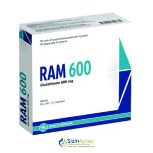 Ram 600 mq N10 Рам 600 мг N10  Tərkibi:  Qlutation Farmakoloji Təsiri: Antioksidant, dezintoksikasiyaedici Vahidi: AMPUL İstehsalcı Ölkə: TÜRKİYƏ Təsiredicinin miqdarı: Qlutation  600 mq [ Ram600 qiymet catdirilma / qiyməti çatdırılma Baku / aptek onlayn online ]
