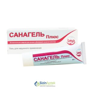 Sanagel Plus gel 30 q Санагель Плюс гель 30 г Tərkibi: D pantenol, Silbiol, Metilurasil, Lidokain hidroxlorid Farmakoloji Təsiri: İltihab əleyhinə, regenerasiyaedici Vahidi: TÜB İstehsalcı Ölkə: Latviya [  Sanagel qiymet catdirilma / qiyməti çatdırılma Baku /  aptek onlayn online  ]