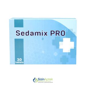 Sedomiks pro N50 Седомикс про N50 Tərkibi: Dazıotu Pişikotu Bədrənc Qlisin Maqnezium B6 vitamini Farmakoloji Təsiri: Sedativ Vahidi: KAPS İstehsalcı Ölkə: TÜRKİYƏ İstehsalcı Firma: Vega İlac [  Sedomiks qiymet catdirilma / qiyməti çatdırılma Baku /  aptek onlayn online  ]