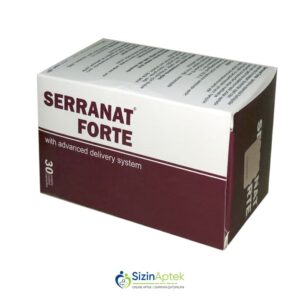 Serranat Forte N30 Серранат Форте N30 Tərkibi: Serratiopeptidaza Essensial fosfolipidlər Farmakoloji Təsiri: Metabolik, fermentativ Vahidi: Kapsula İstehsalcı Ölkə: RUMINİYA Təsiredicinin miqdarı: Serratiopeptidaza  800 000 BV  Essensial fosfolipidlər  100 mq  [  Serranat qiymet catdirilma / qiyməti çatdırılma Baku /  aptek onlayn online  ]