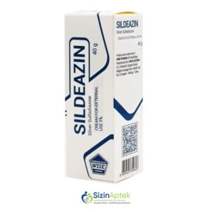 Sildeazin krem 1% 40 q Силдеазин крем 1% 40 г Tərkibi: Gümüş sulfadiazin Farmakoloji Təsiri: Sulfanilamid Vahidi: TUB İstehsalcı Ölkə: TÜRKİYƏ Təsiredicinin miqdarı: Gümüş sulfadiazin  10 mq/q [ Sildeazin qiymet catdirilma / qiyməti çatdırılma Baku / aptek onlayn online ]