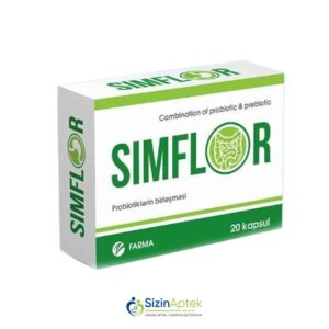 Simflor N20 kaps Bağırsaq mikroflorası pozuntularının hərtərəfli düzəldilməsi üçün innovasion yeni nəsil #sinbiotik kapsuludur. [  Simflor qiymet catdirilma / qiyməti çatdırılma Baku /  aptek onlayn online  ]