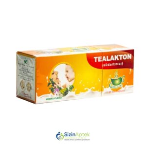 Tealakton çay N25 Теалактон чай N25 Tərkibi: Qaraqınıq otu Gicitkən yarpağı Güldəfnə toxumu Razyana meyvəsi Cirə meyvəsi Farmakoloji Təsiri: Süd artırıcı Vahidi: PAKET İstehsalcı Ölkə: AZƏRBAYCAN İstehsalcı Firma: Herba Flora [  Tealakton qiymet catdirilma / qiyməti çatdırılma Baku /  aptek onlayn online  ] 