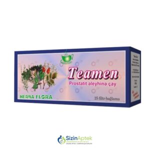Teamen çay N25 filtr-bağlama Теамен чай N25 филътр-пакетиков Tərkibi: İtburnu meyvəsi Yemişan meyvəsi Bataqlıq qurucasının otu Ziyilli tozağacı yarpağı Aptek çobanyastığı çiçəyi Qara gəndalaş çiçəyi Çöl qatırquyruğu otu Adi ardıc meyvəsi Farmakoloji Təsiri: Prostatit əleyhinə Vahidi: QUTU İstehsalcı Ölkə: AZƏRBAYCAN İstehsalcı Firma: Herba Flora [  Teamen qiymet catdirilma / qiyməti çatdırılma Baku /  aptek onlayn online  ]