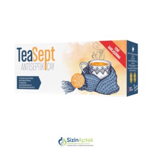 Teasept çay N25 Теасепт чай N25 Tərkibi: Evkalipt yarpağı, Gülümbahar çiçəyi, Adaçayı yarpağı, Aptek çobanyastığı çiçəyi, Andız kökü, Biyan kökü, Cökə çiçəyi Farmakoloji Təsiri: Antiseptik Vahidi: QUTU İstehsalcı Ölkə: AZƏRBAYCAN İstehsalcı Firma: Herba Flora [  Teasept qiymet catdirilma / qiyməti çatdırılma Baku /  aptek onlayn online  ]