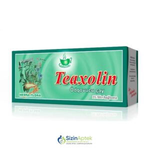 Teaxolin çay N25 Теахолин чай N25 Tərkibi: Solmazçiçəyi çiçəyi Boymadərən otu Keşniş toxumu İstiotlu nanə yarpağı Farmakoloji Təsiri: Ödqovucu Vahidi: QUTU İstehsalcı Ölkə: AZƏRBAYCAN İstehsalcı Firma: Herba Flora [  Teaxolin qiymet catdirilma / qiyməti çatdırılma Baku /  aptek onlayn online  ]
