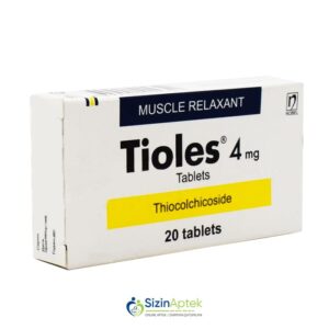 Tioles 4 mq N20 Тиолес 4 мг N20 Tərkibi: Tiokolxikozid Farmakoloji Təsiri: Miorelaksant Vahidi: TABLET İstehsalcı Ölkə: TÜRKİYƏ Təsiredicinin miqdarı: Tiokolxikozid  4 mq [  Tioles qiymet catdirilma / qiyməti çatdırılma Baku /  aptek onlayn online  sifariş] 