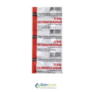 Aktivləşdirilmiş kömür 250 mq N10 Активированный уголь 250 мг N10 Tərkibi: Aktivləşdirilmiş kömür Farmakoloji Təsiri: Diareya əleyhinə, köp əleyhinə Vahidi: TABLET  İstehsalcı Ölkə: RUSİYATəsiredicinin miqdarı: Aktivləşdirilmiş kömür  250 mq [  kömür qiymet catdirilma / qiyməti çatdırılma Baku /  aptek onlayn online  ]