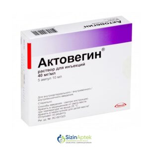 Aktovegin 10 ml N5 Актовегин 10 мл N5 Tərkibi: Dana qanının deproteinləşdirilmiş hemoderivatı Farmakoloji Təsiri: Metabolik Vahidi: Ampul İstehsalcı Ölkə: Avstriya İstehsalcı Firma: NYCOMED Təsiredicinin miqdarı: Dana qanının quru deproteinləşmiş hemoderivatı  40 mq/ml [  Aktovegin qiymet catdirilma / qiyməti çatdırılma Baku /  aptek onlayn online  ]