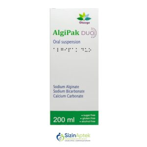 AlgiPak Duo 200 ml (Şərbət) (AD Medline sağlamlıq məhsulları) (Türkiyə) Həzm sistemin xəstəlikləri [  AlgiPak qiymet catdirilma / qiyməti çatdırılma Baku /  aptek onlayn online  ] 