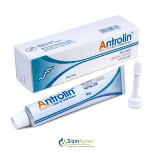 Antrolin krem 30 q Антролин крем 30 г Tərkibi: Nifedipine Lidokain Farmakoloji Təsiri: Babasil əleyhinə Vahidi: TÜB İstehsalcı Ölkə: İTALİYA Təsiredicinin miqdarı: Nifedipine  0.3 q Lidokain  1.5 q [  Antrolin qiymet catdirilma / qiyməti çatdırılma Baku /  aptek onlayn online  ] 